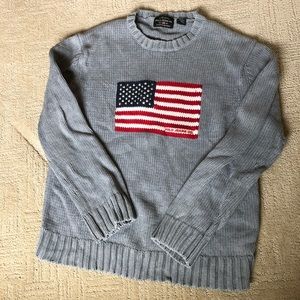 Ralph Lauren Polo Jeans American Flag Sweater